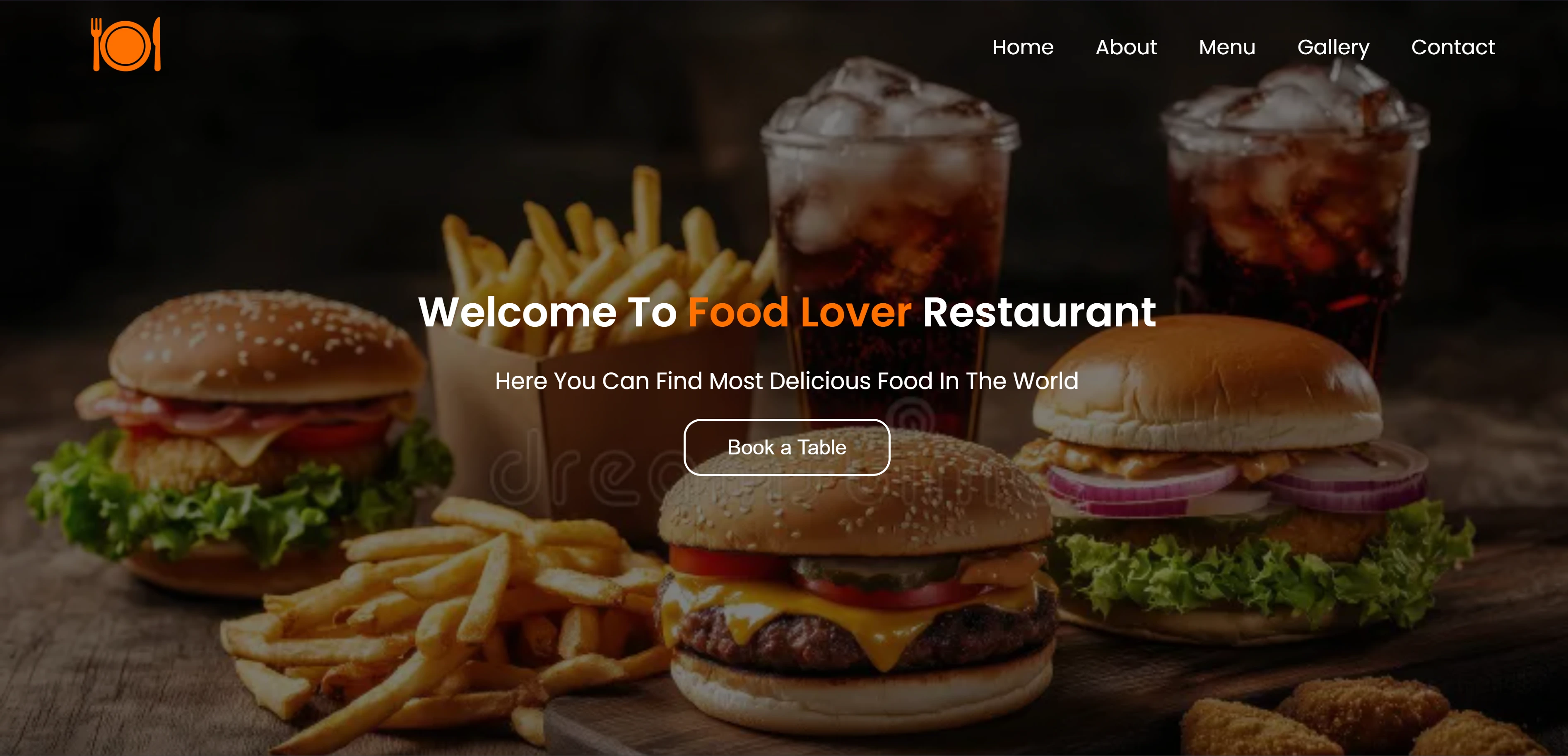 Restaurant website
